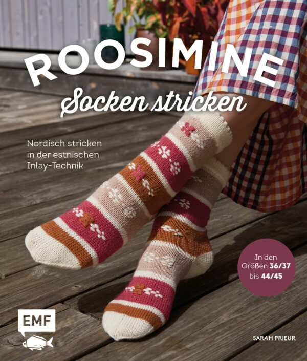 Roosimine-Socken stricken: Nordisch stricken in der estnischen Inlay-Technik (Buch)